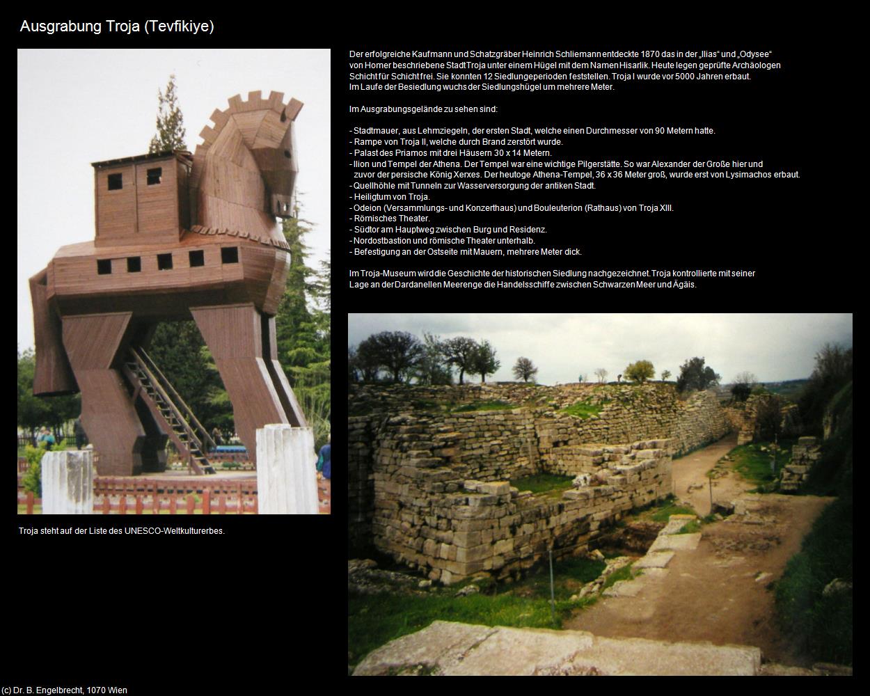 Ausgrabung Troja (Tevfikiye mit Troja) in TÜRKEI