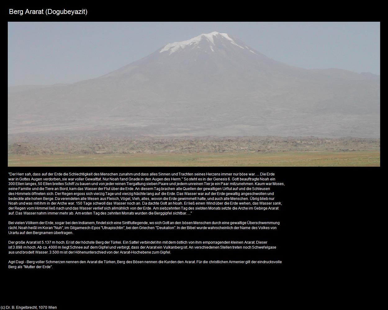 Berg Ararat (Dogubeyazit) in TÜRKEI