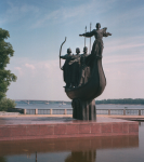 Denkmal der Gründer Kievs (Kiev)