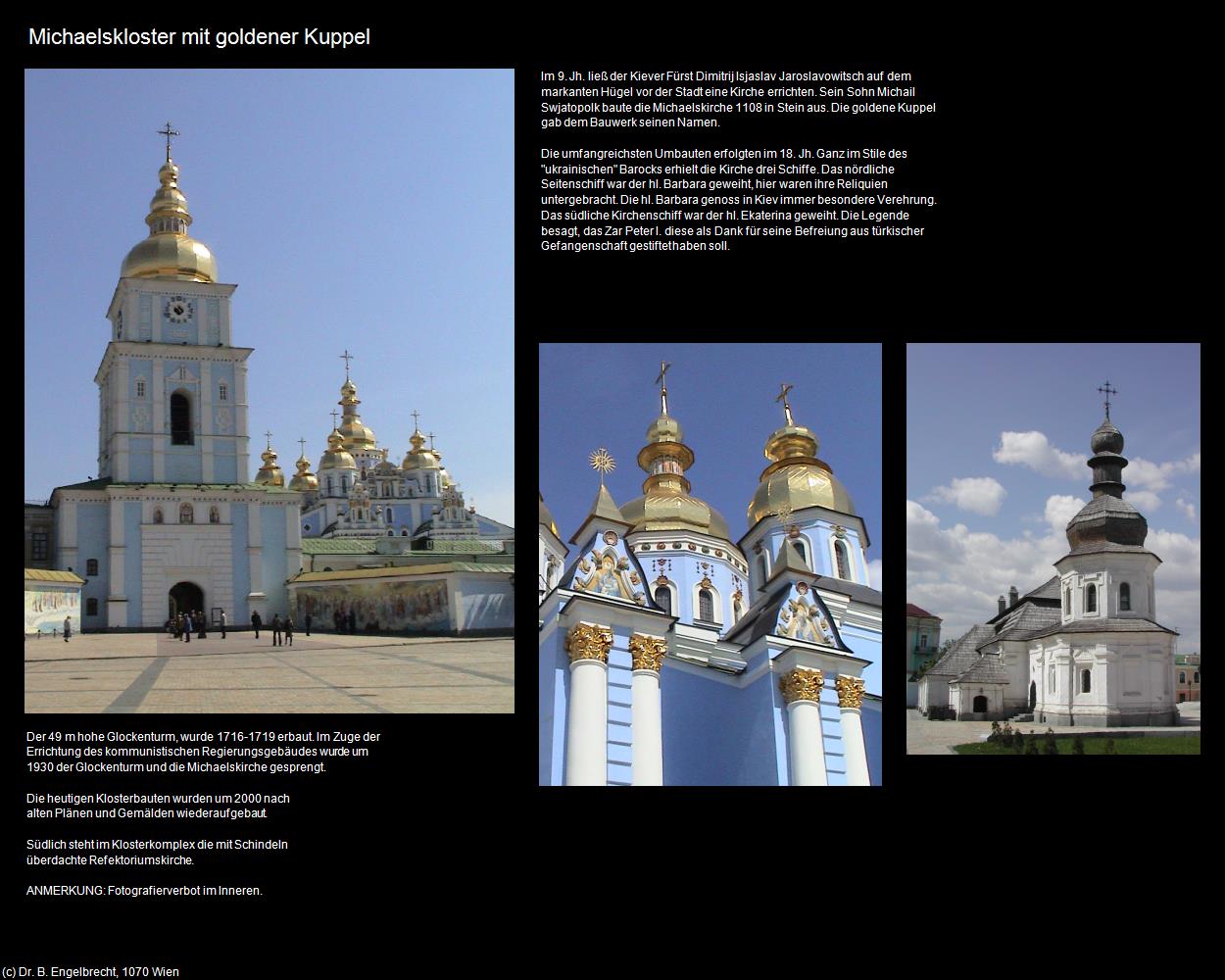 Michaelskloster mit goldener Kuppel  (Kiev) in UKRAINE
