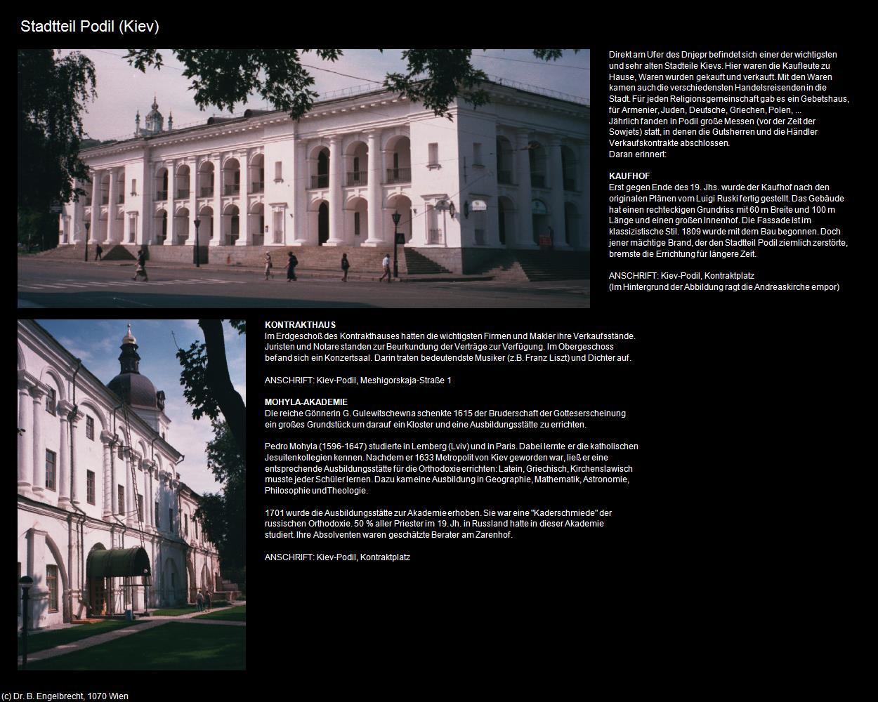 Kontrakthaus-Kaufhof-Mohyla-Akademie-Podil (Kiev) in UKRAINE